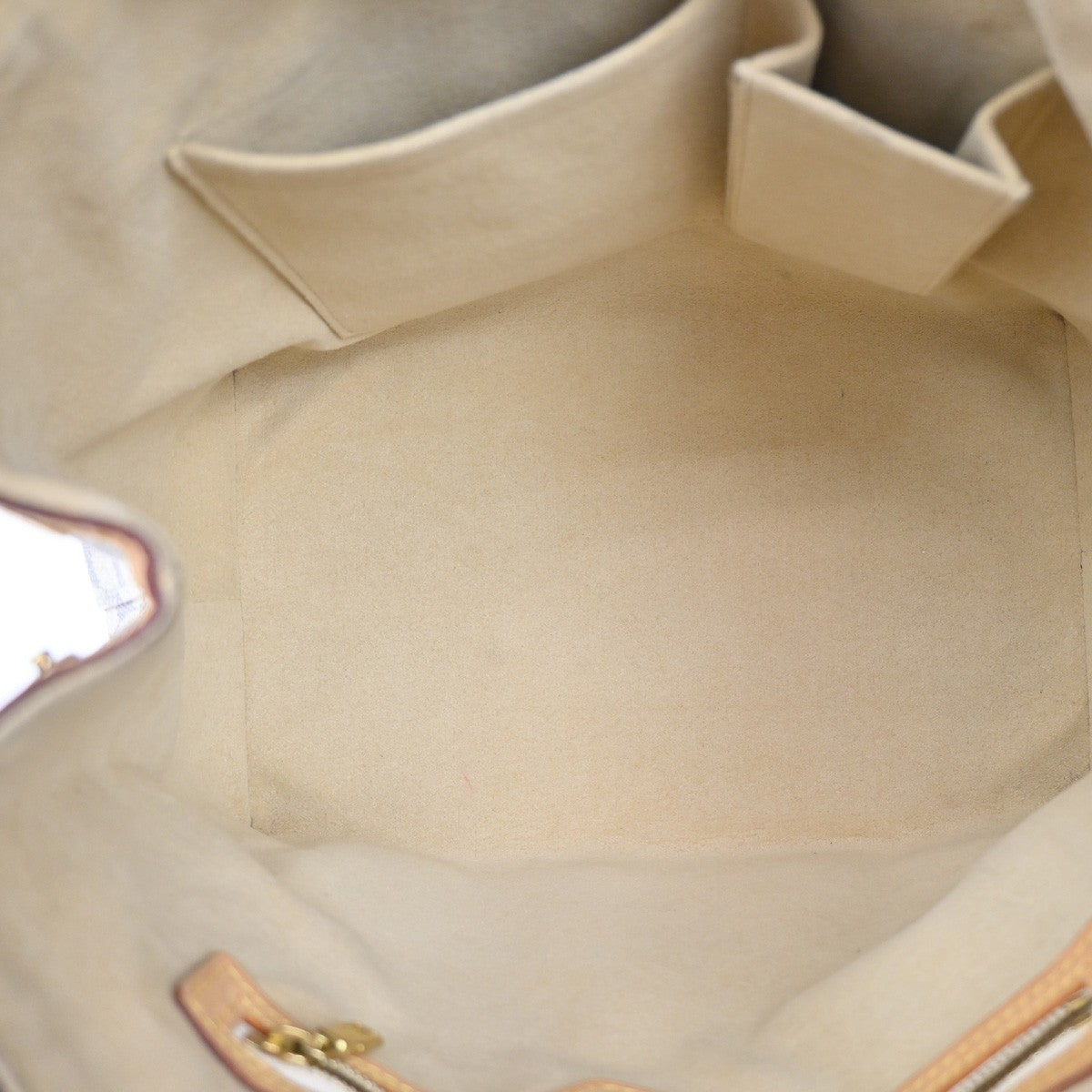 LOUIS VUITTON Hampstead PM Shoulder Bag Damier Azur Leather White N51207 32YH746