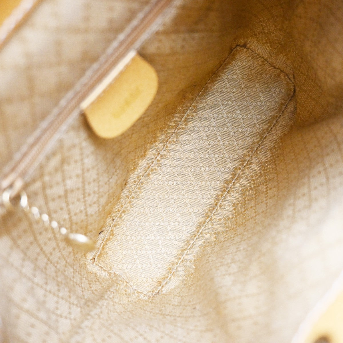 GUCCI Logo Bamboo Drawstring Mini Backpack Bag Leather Yellow GHW Italy 65KP452