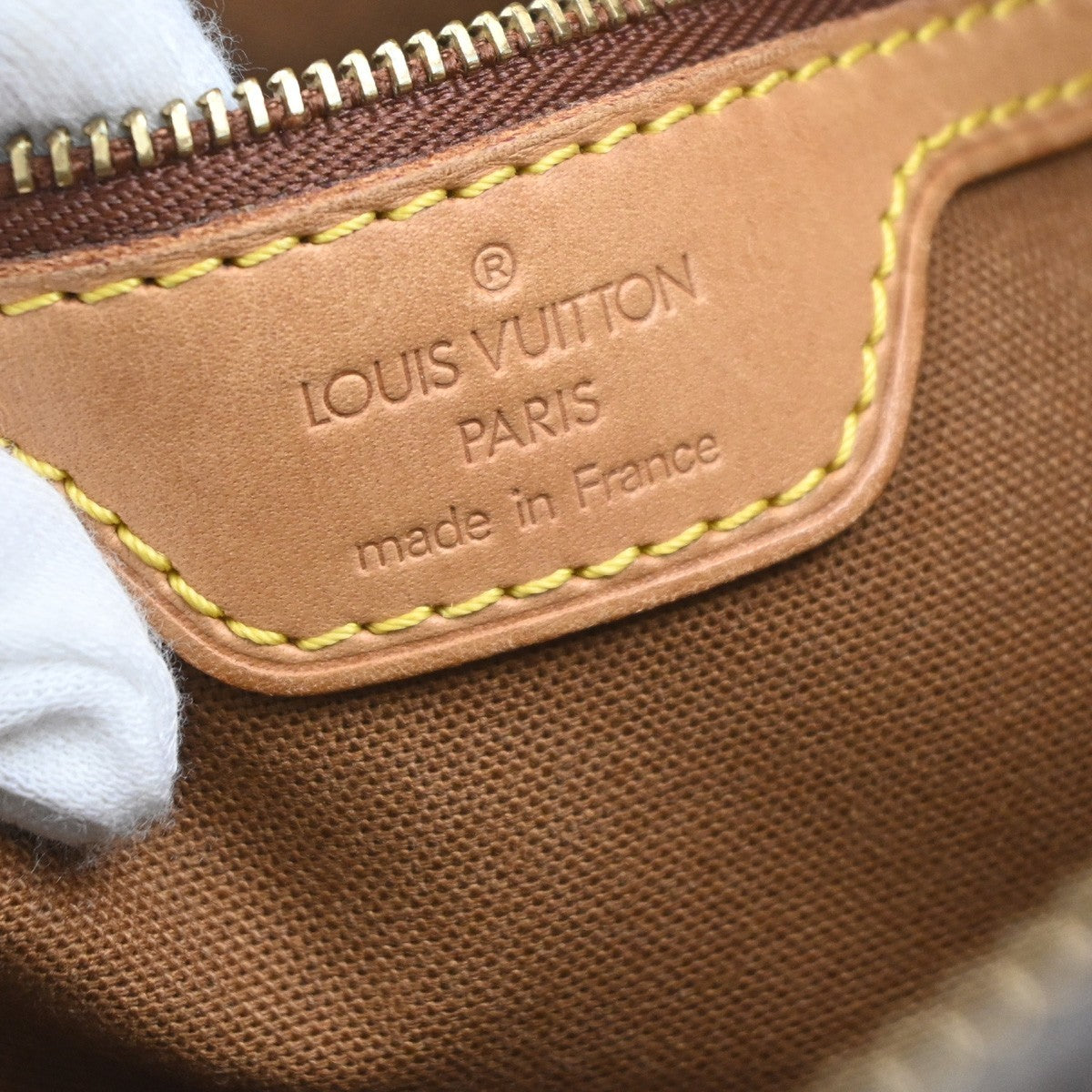 LOUIS VUITTON Cabas Piano Shoulder Bag Monogram Leather Brown M51148 82YJ148