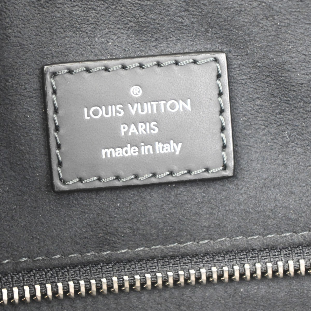LOUIS VUITTON Greenwich Hand Bag Damier Cobalt Leather Navy Italy N41351 92MA390