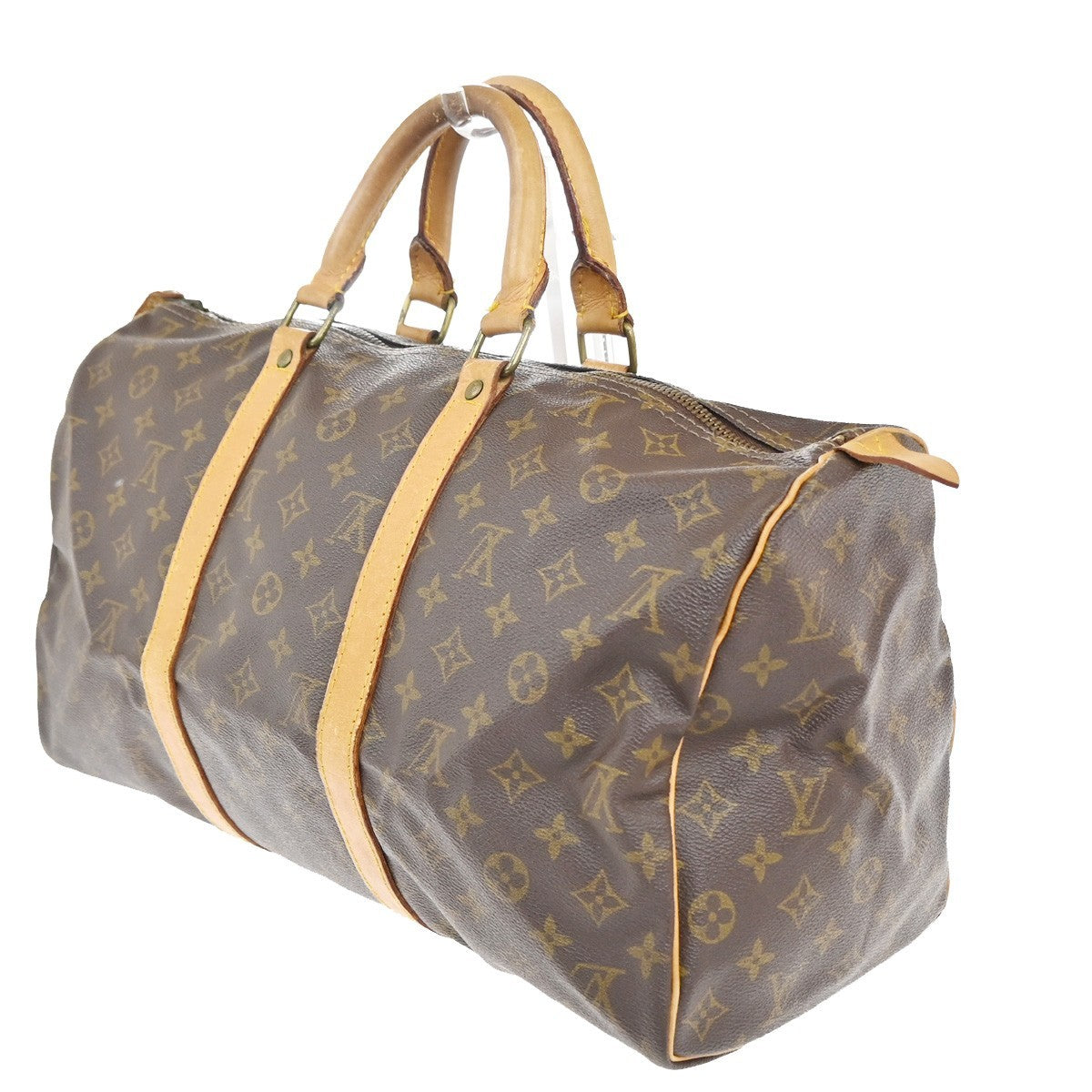 LOUIS VUITTON Keepall 45 Travel Hand Bag Monogram Leather Brown M41428 02CA726