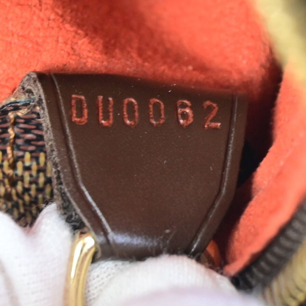 LOUIS VUITTON Looping GM SP Order Shoulder Bag Damier Ebene Brown N51144 93FB187