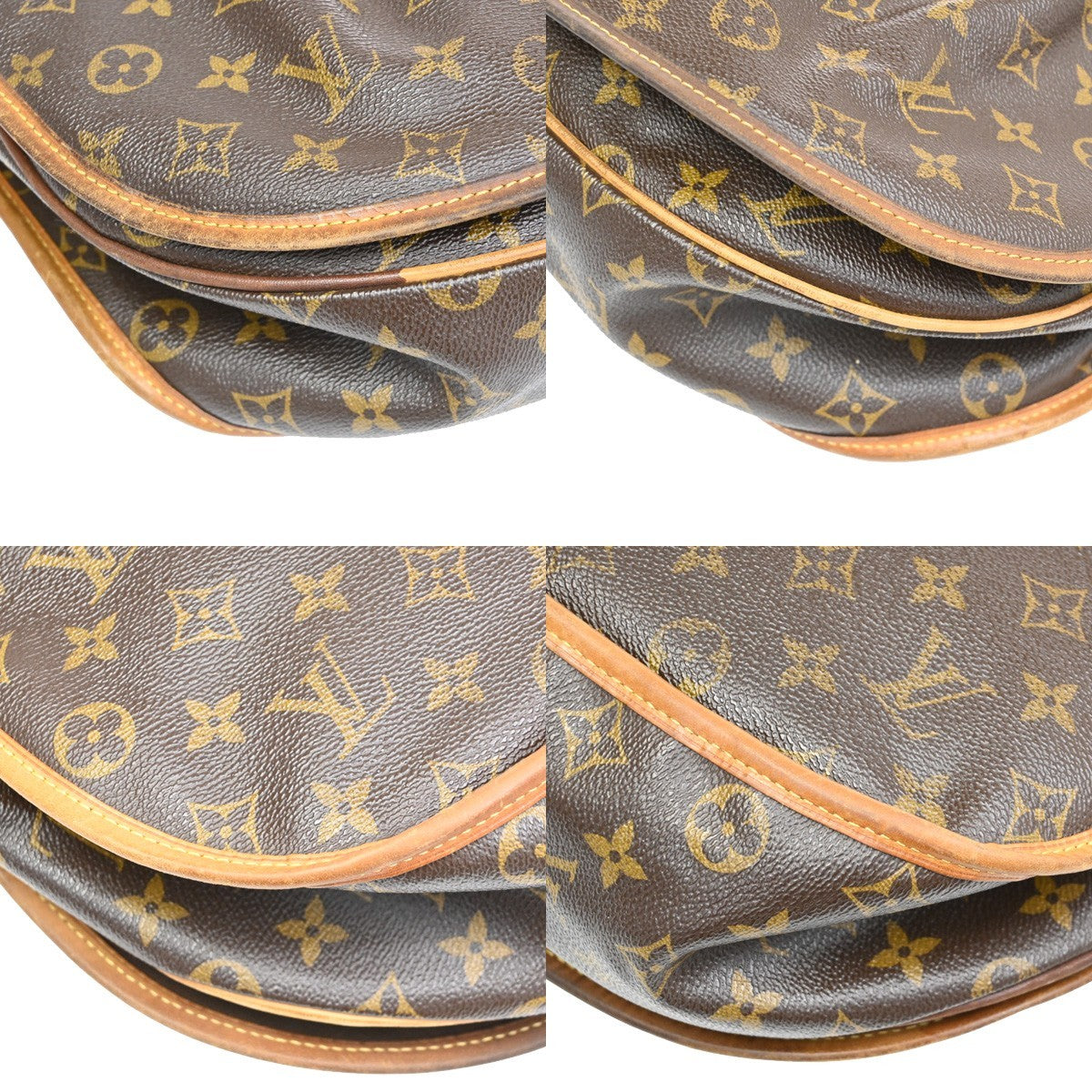 LOUIS VUITTON Menilmontant MM Shoulder Bag Monogram Leather BN M40473 31KB584