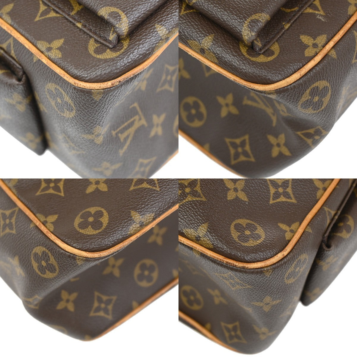 LOUIS VUITTON Multipli Cite Shoulder Bag Monogram Leather Brown M51162 74KC893
