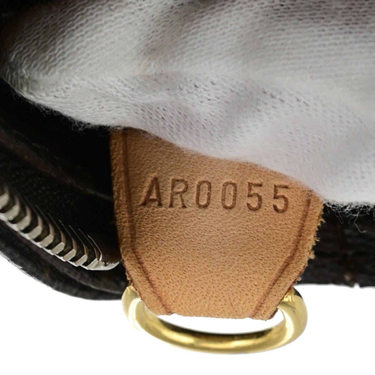 LOUIS VUITTON Cabas Mezzo Shoulder Bag Monogram Leather Brown M51151 34YG515