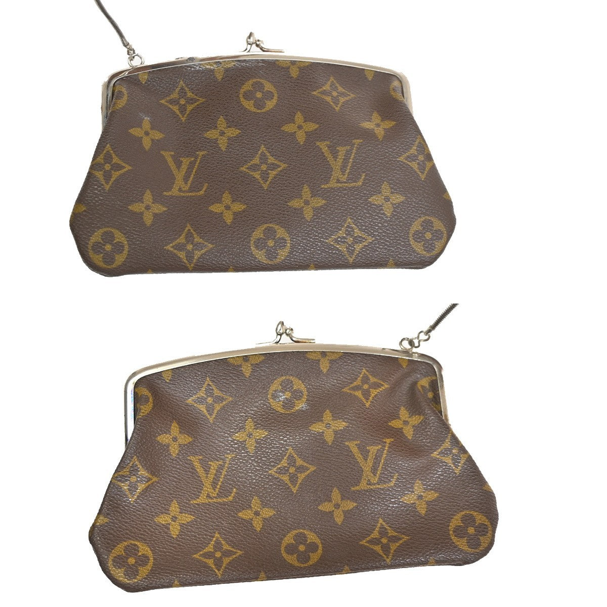 LOUIS VUITTON Bucket Marais Hand Bag Monogram Leather Brown U.S.A T42238 66PA146
