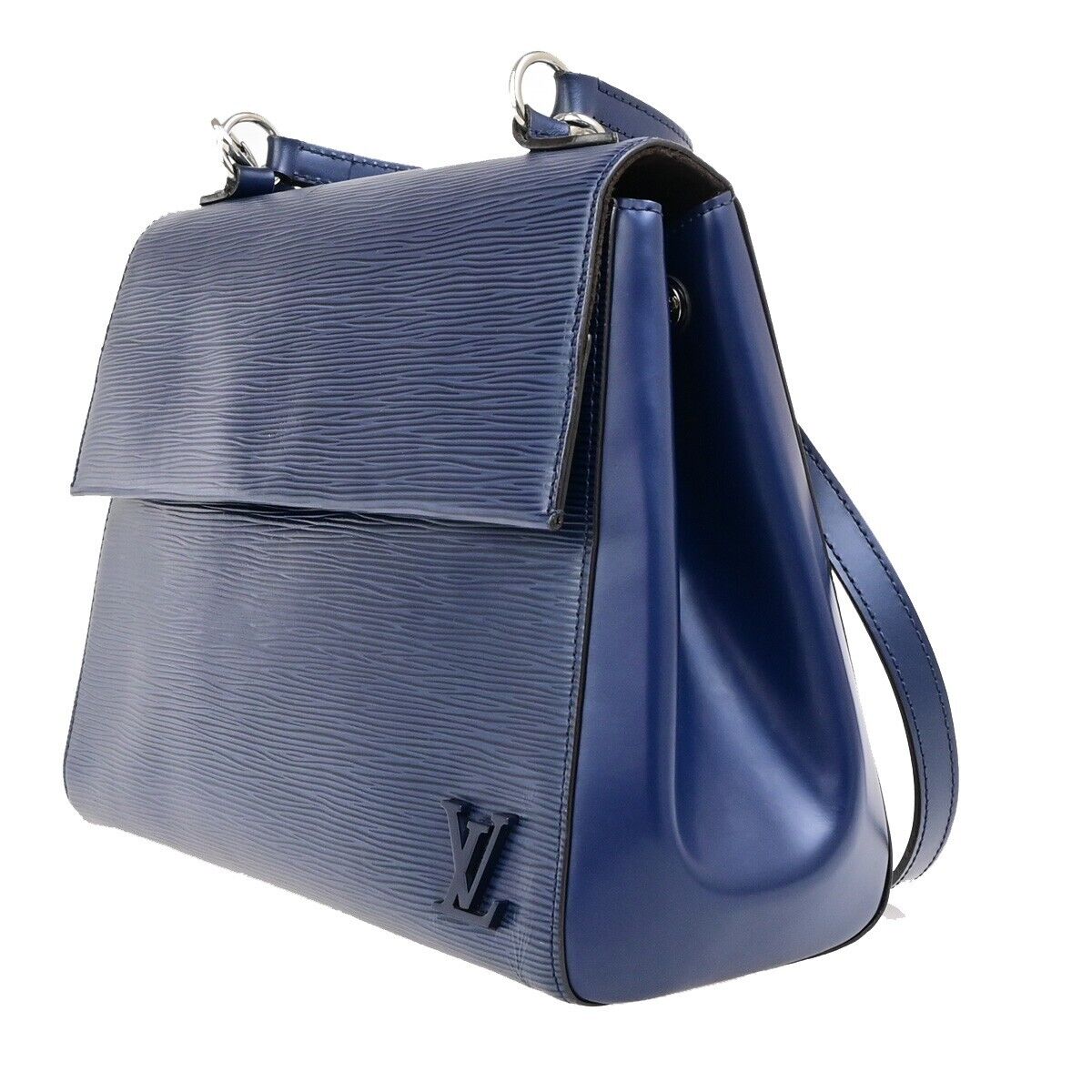 LOUIS VUITTON LV Cluny 2Way Shoulder Hand Bag Epi Leather Blue M41299 28ED053