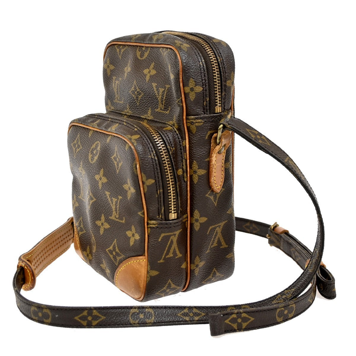 LOUIS VUITTON Amazon Crossbody Shoulder Bag Monogram Leather BN M45236 36YH861