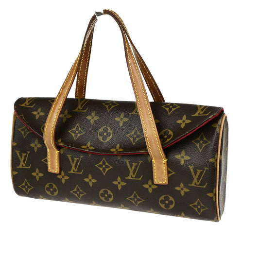 LOUIS VUITTON Sonatine Hand Bag Monogram Leather Brown France M51902 76SJ506