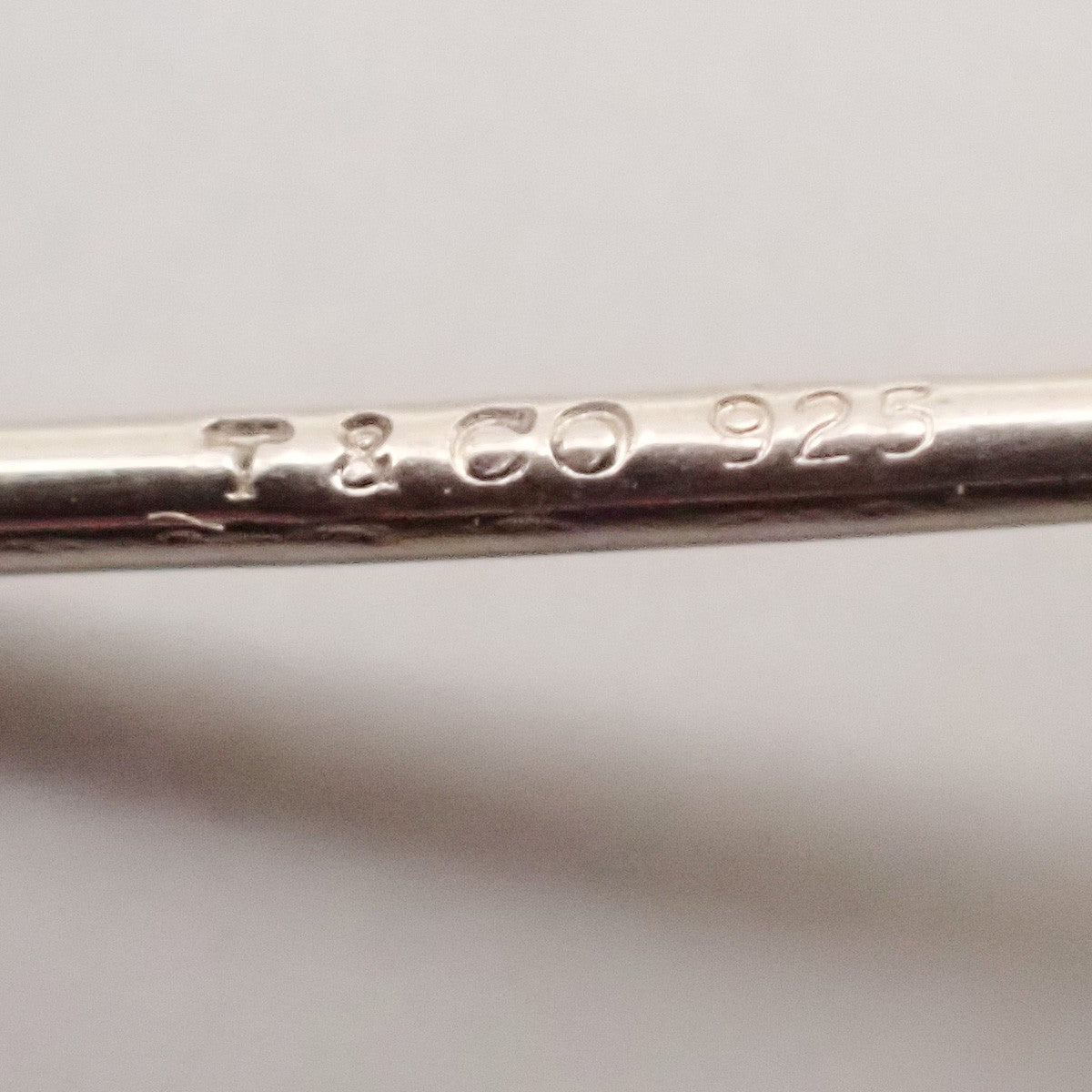 Tiffany & Co. Logo Paloma Picasso Loving Heart Stud Earring Silver 925 02CA571