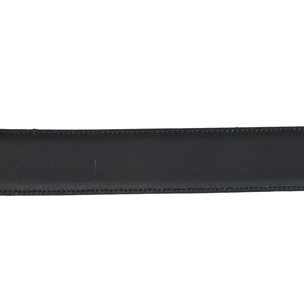 GUCCI G Logo Belt 70/28 Leather Brown Blue GHW Italy 66KC646