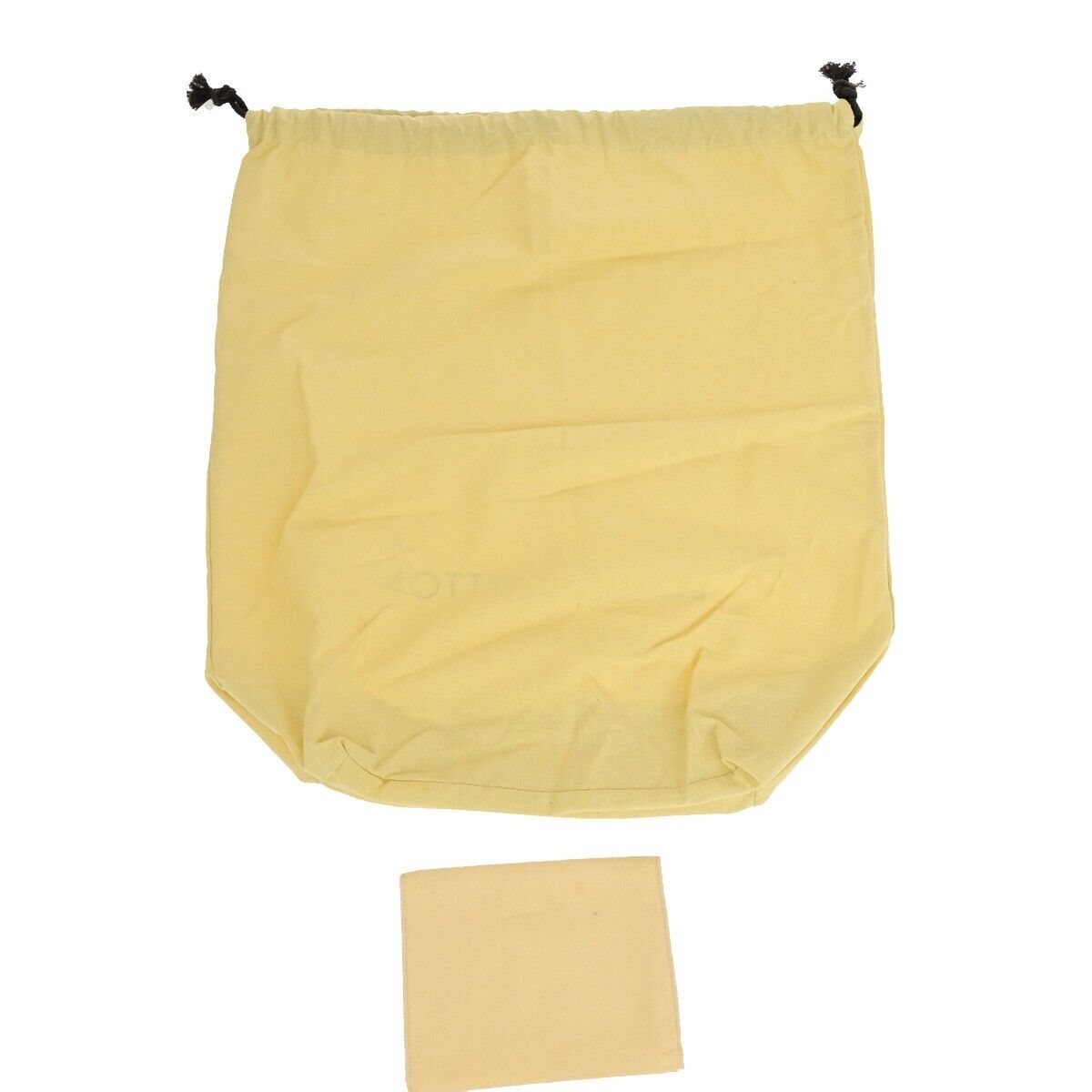 LOUIS VUITTON Logo 10 Set Dust Bag Drawstring Canvas Cotton Beige Brown 08EB517