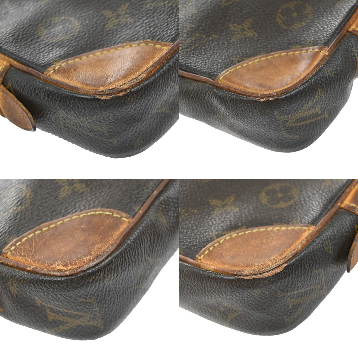 LOUIS VUITTON Marly Dragonne PM Clutch Hand Bag Monogram Leather M51827 01KB420