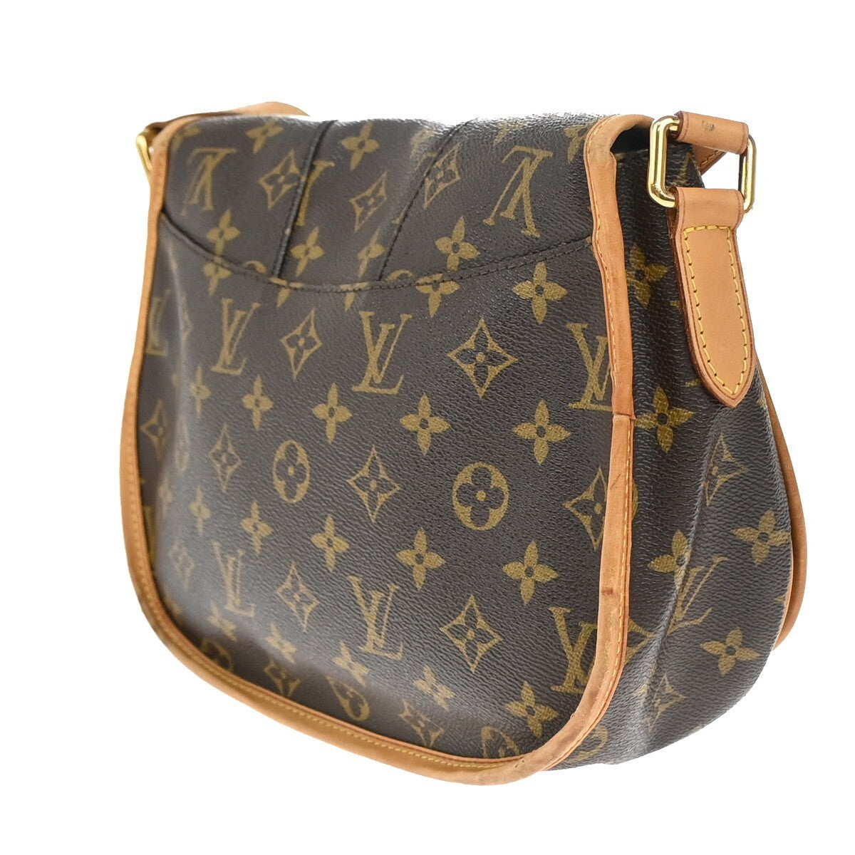 LOUIS VUITTON Menilmontant PM Shoulder Bag Monogram Leather BN M40474 50EE215