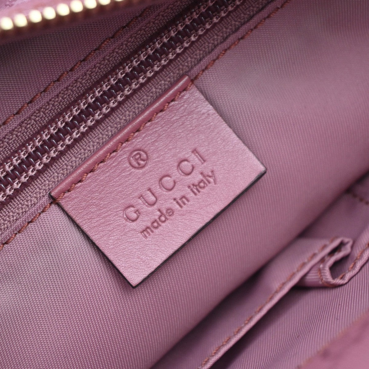 GUCCI Logo Imprime GG Pattern Shoulder Bag PVC Leather Pink GHW Italy 31KP453