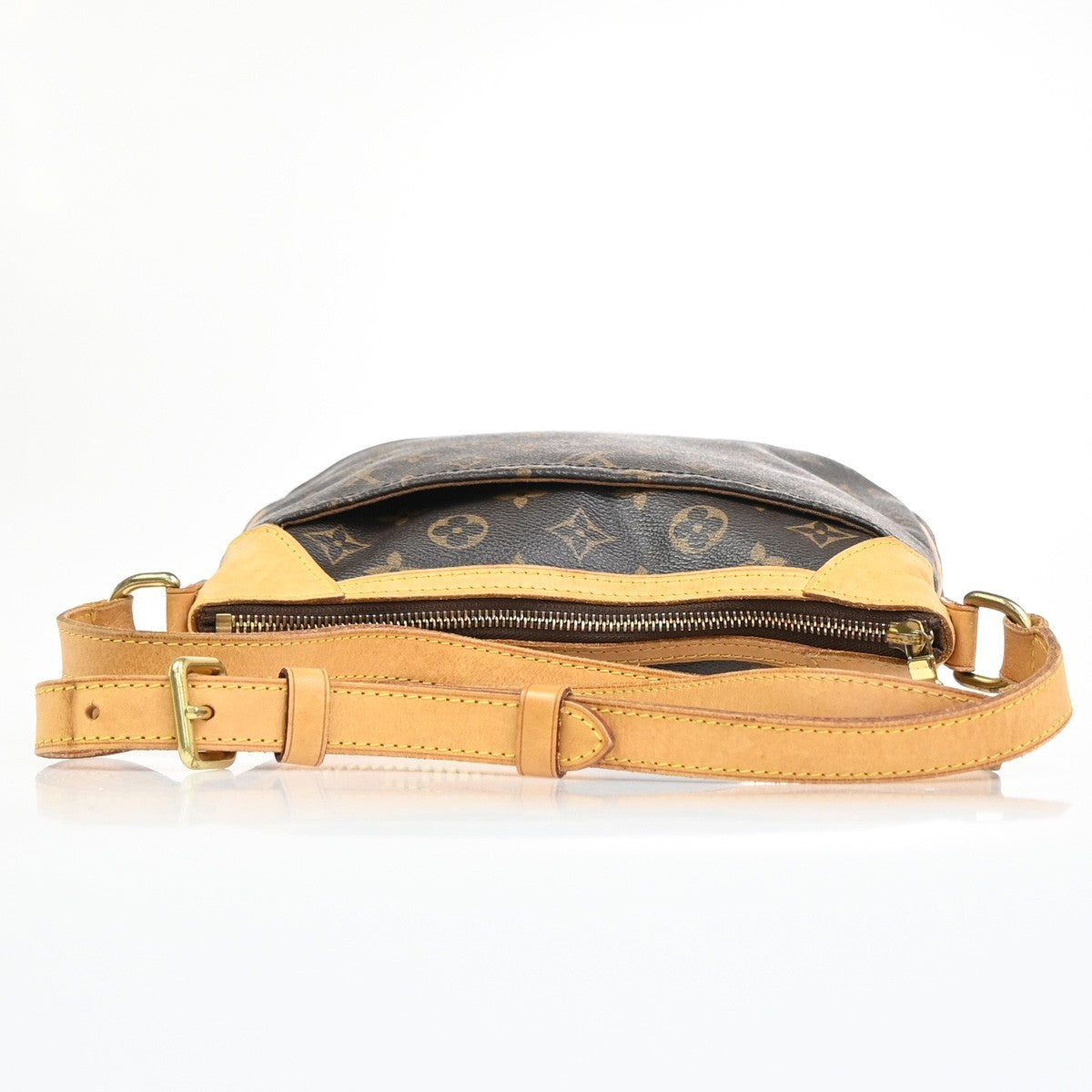 LOUIS VUITTON Odeon PM Shoulder Bag Monogram Leather Brown Spain M56390 27MA389