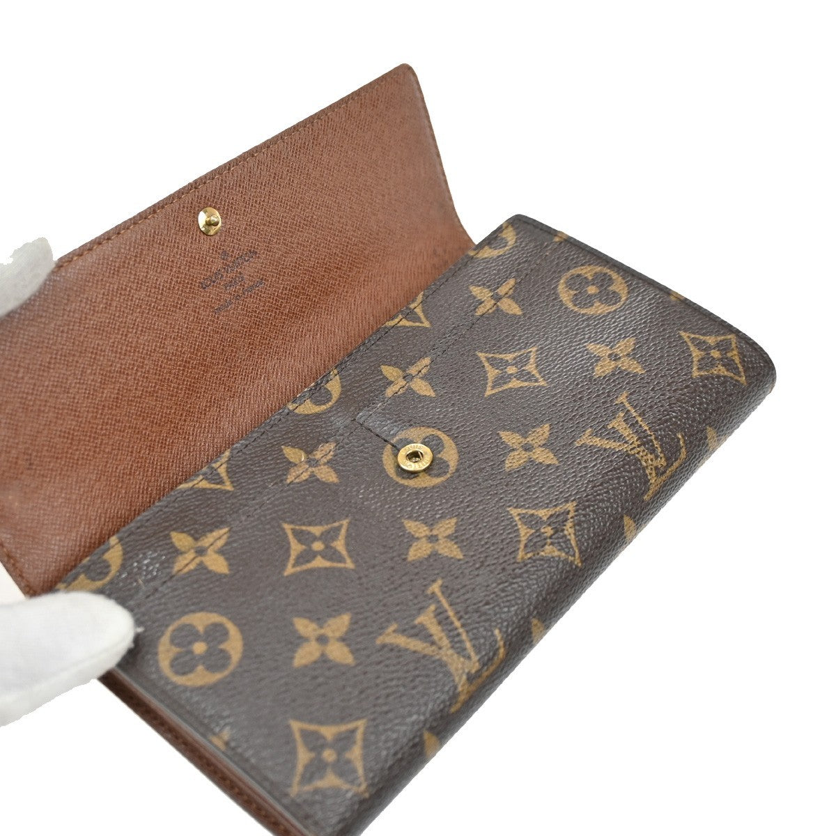 LOUIS VUITTON Porte Monnaie Credit Wallet Monogram Leather BN M61726 33SA094
