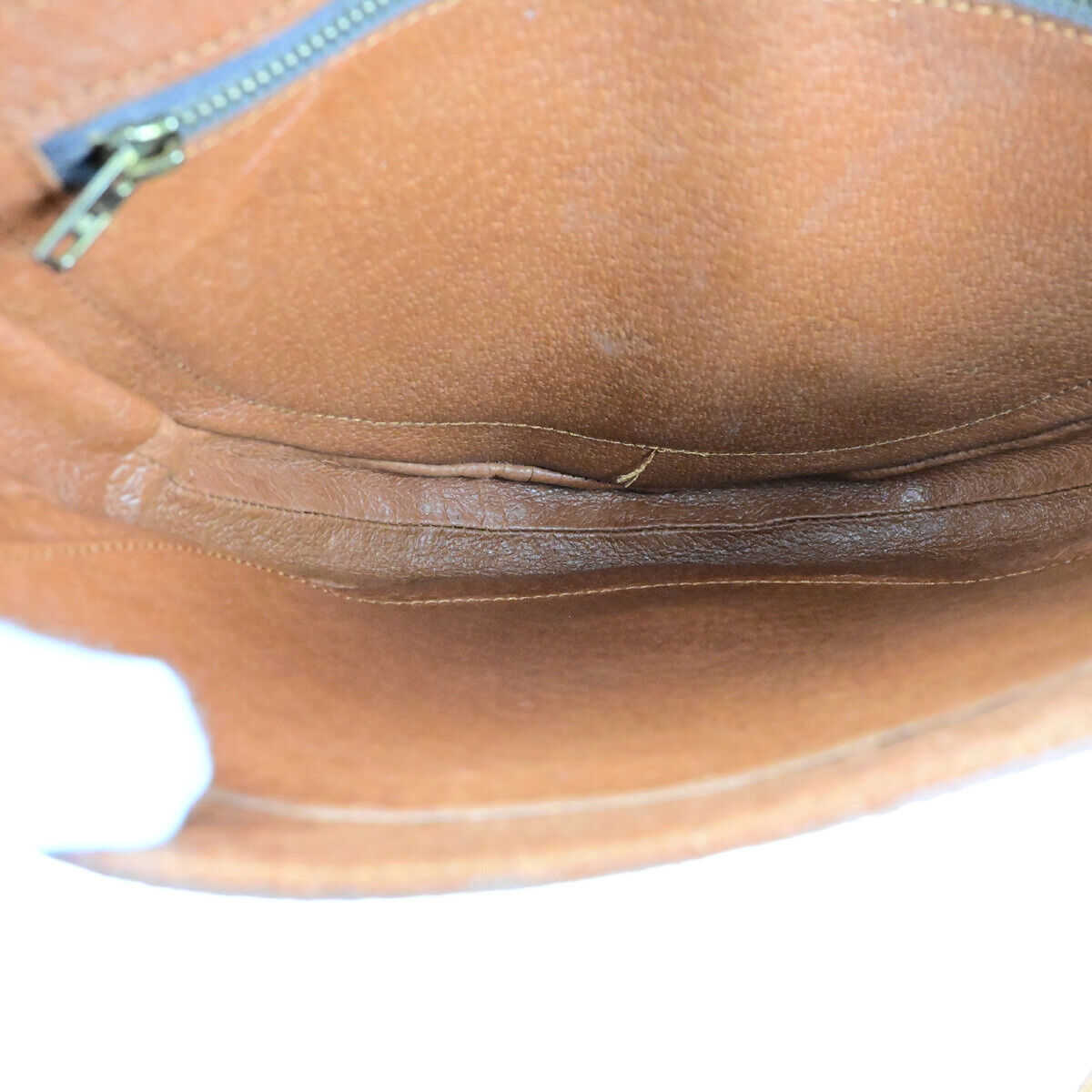 LOUIS VUITTON Chantilly GM Shoulder Bag Monogram Leather Brown M51232 69SJ611