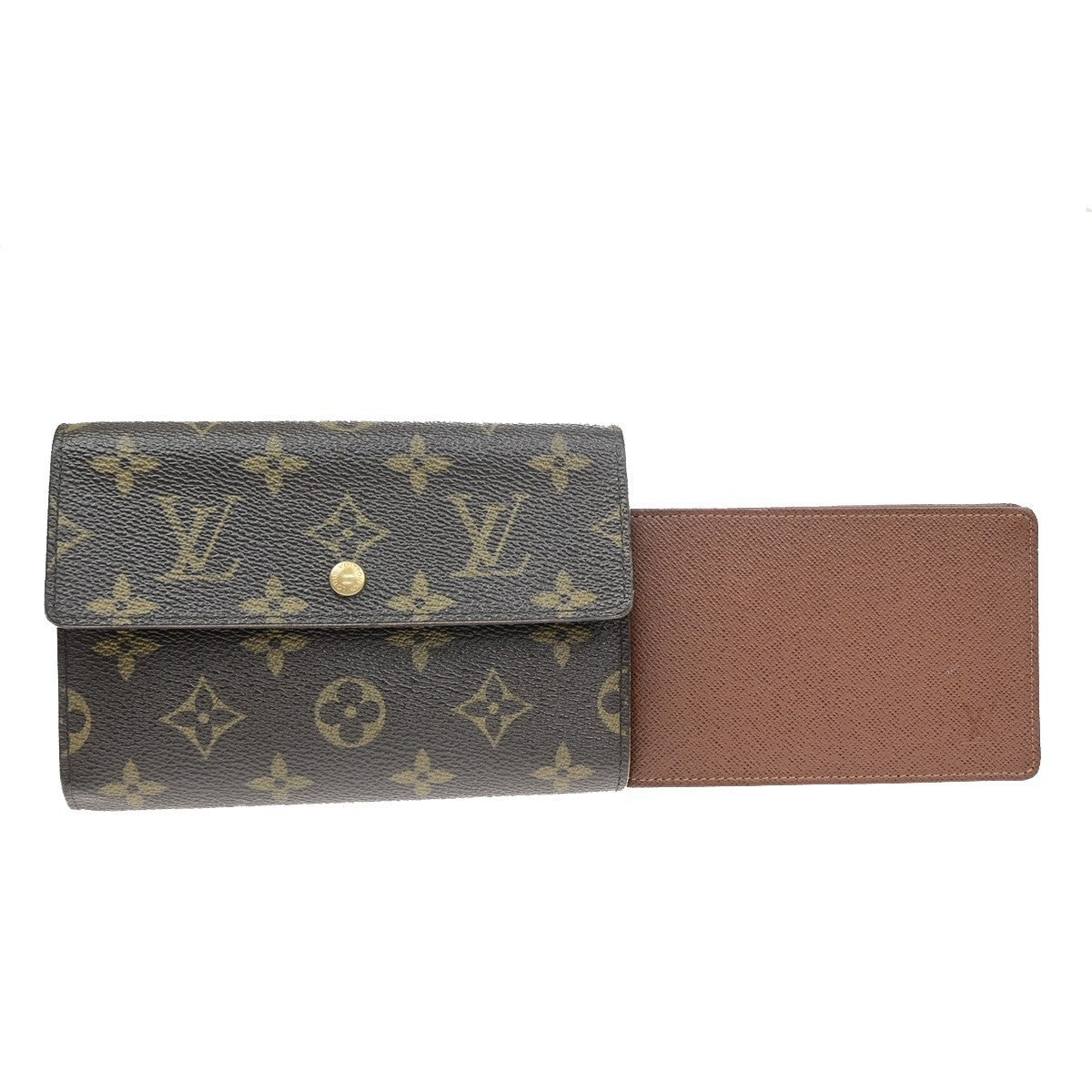 LOUIS VUITTON Porte Tresor Etui Papier Trifold Wallet Monogram BN M61202 36YJ248