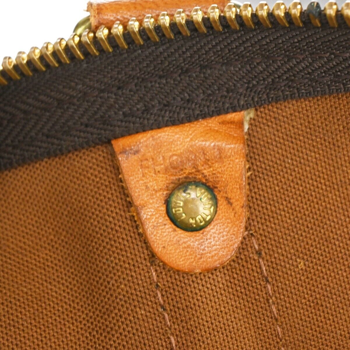 LOUIS VUITTON Keepall 50 Travel Hand Bag Monogram Leather Brown M41426 88YE260