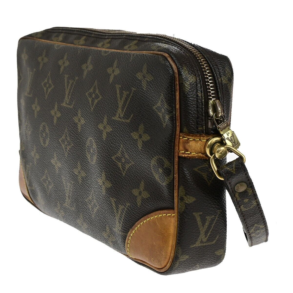 LOUIS VUITTON Marly Dragonne GM Clutch Hand Bag Monogram Brown M51825 64FA724