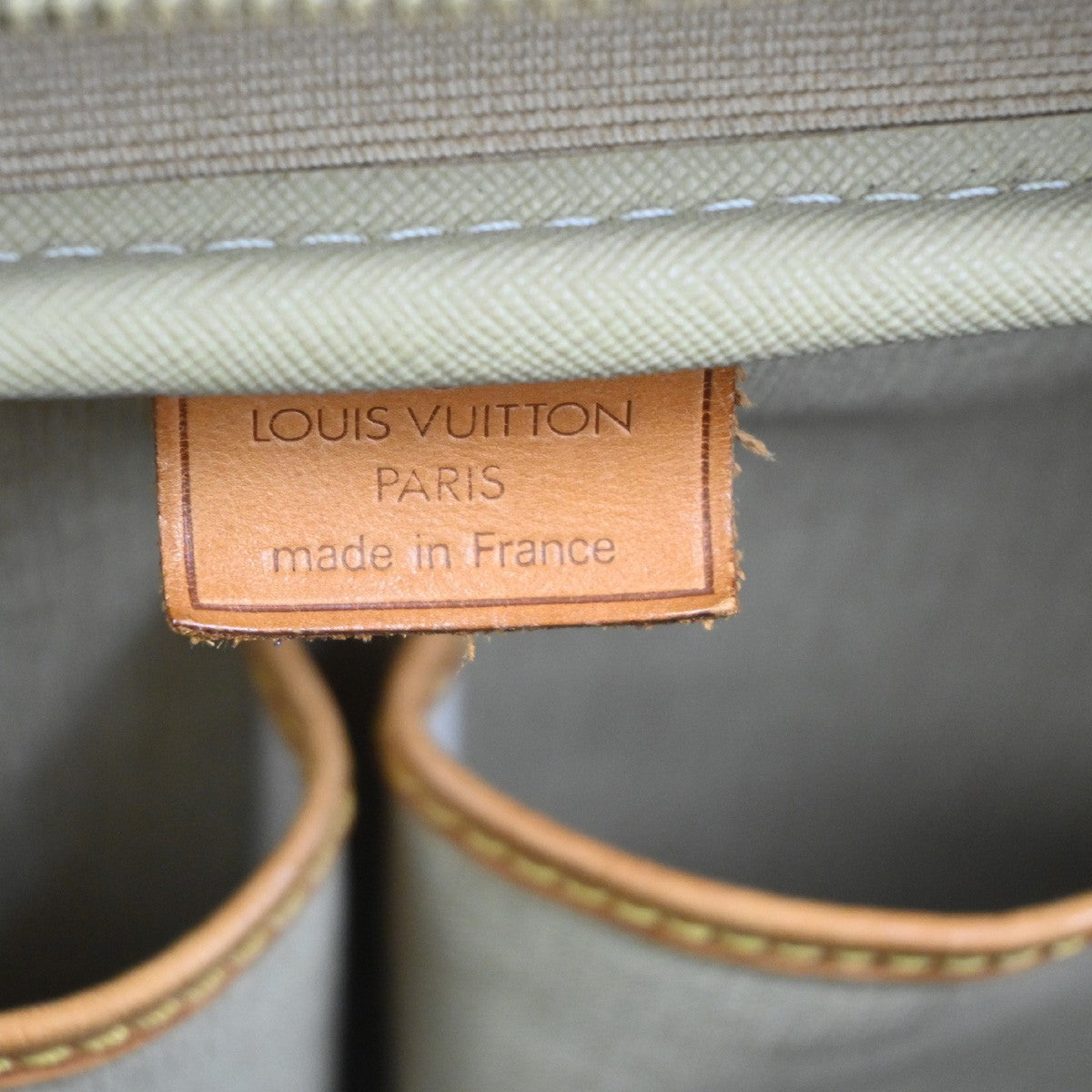 LOUIS VUITTON LV Logo Deauville Hand Bag Monogram Leather Brown M47270 83PA017