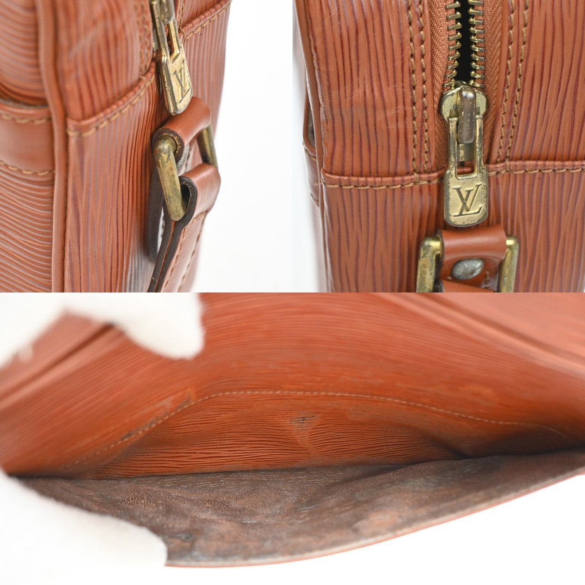 LOUIS VUITTON Trocadero 27 Shoulder Bag Epi Leather Brown France M52303 35CA864