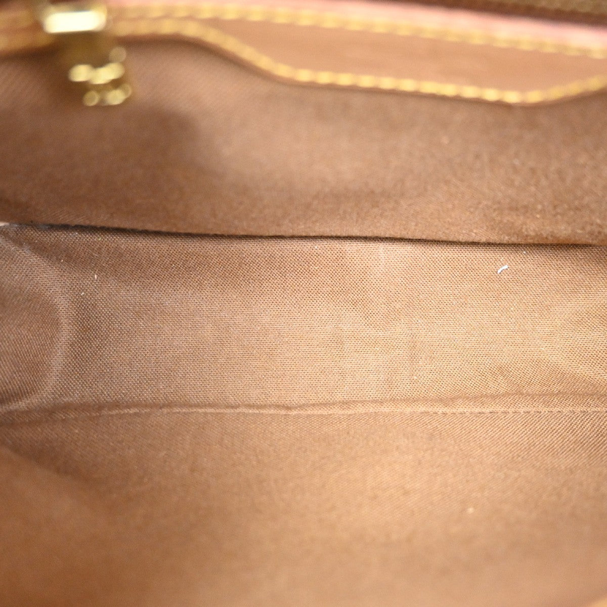 LOUIS VUITTON Logo Sologne Shoulder Bag Monogram Leather Brown M42250 92TA256