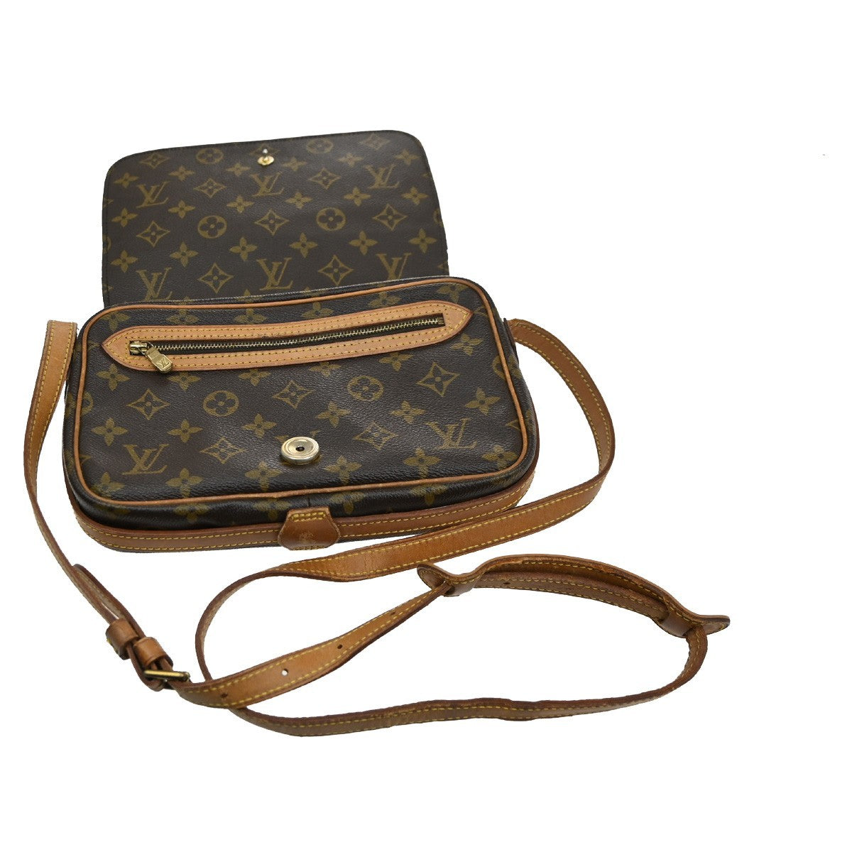 LOUIS VUITTONI Saint Germain 24 Shoulder Bag Monogram Leather BN M51210 80MA003