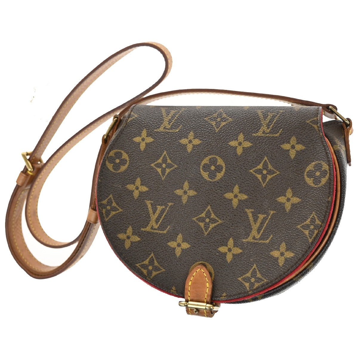 LOUIS VUITTON LV Tambourine Shoulder Bag Monogram Leather Brown M51179 29YH192