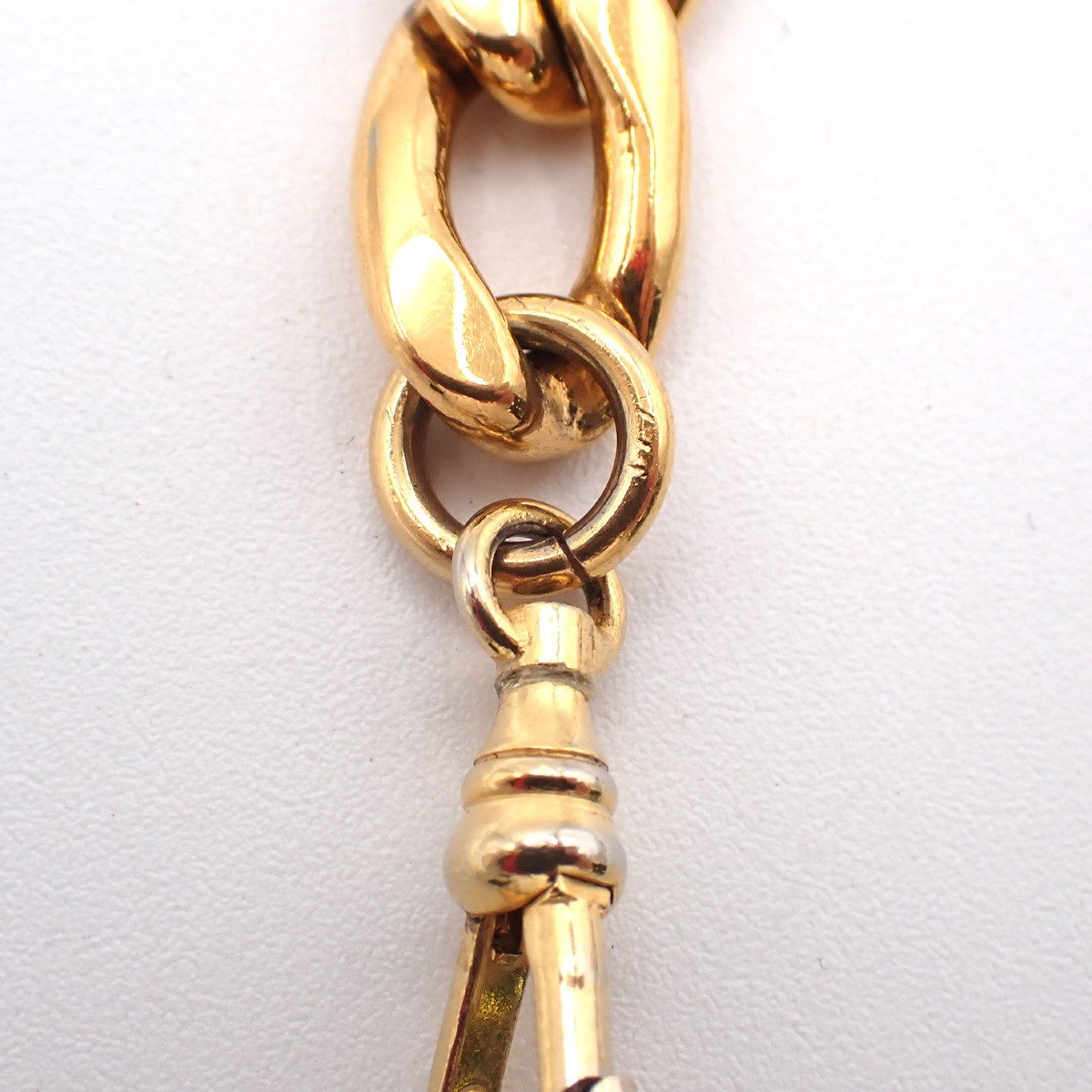 CHANEL CC Logo 31 Rue Cambon Coin Metallion Chain Belt Gold Vintage 95RL989