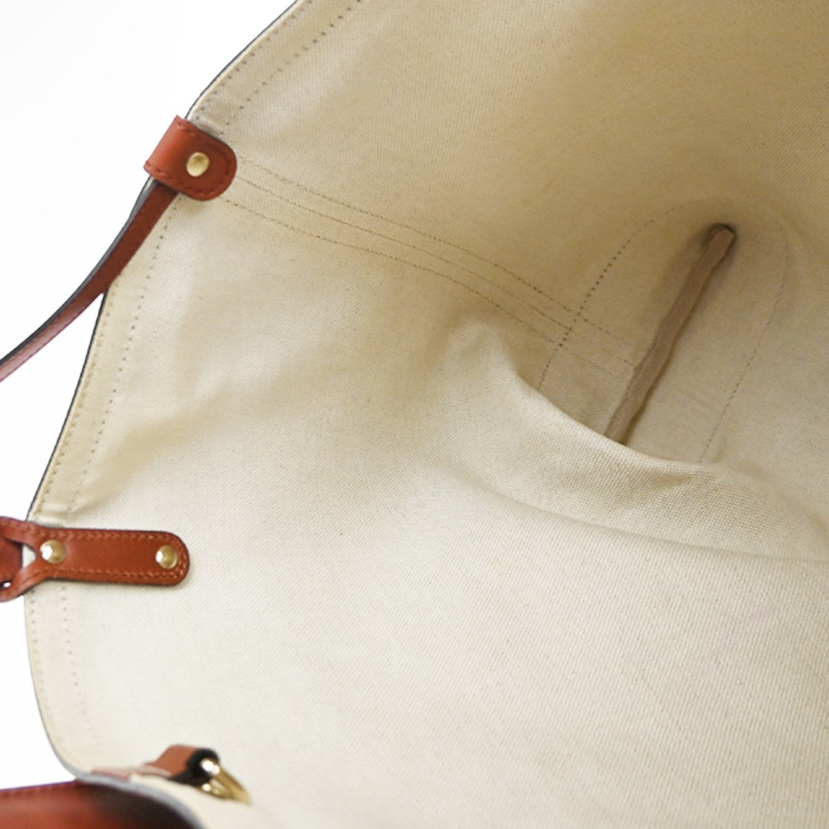 GUCCI Logo GG Pattern Shoulder Tote Bag Canvas Leather Brown Red 73CA651