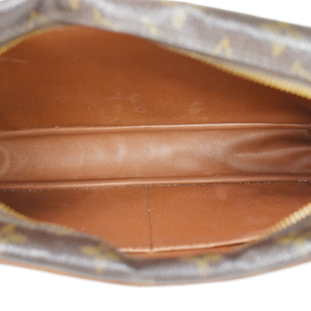 LOUIS VUITTON Compiegne 28 Clutch Bag Monogram Leather Brown GHW M51845 65EA823