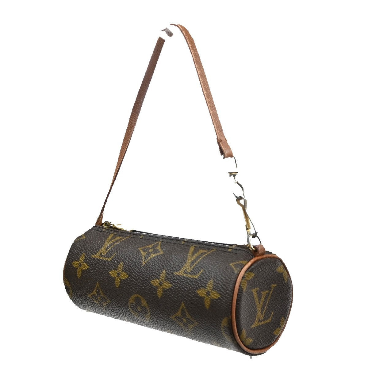 LOUIS VUITTON Mini Papillon Pouch Hand Bag Monogram Brown France 62PA029