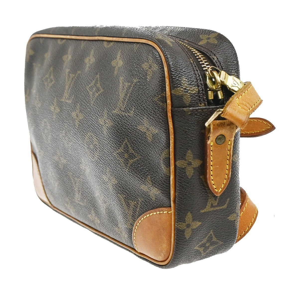 LOUIS VUITTON Trocadero 24 Shoulder Bag Monogram Leather Brown M51276 34KC206