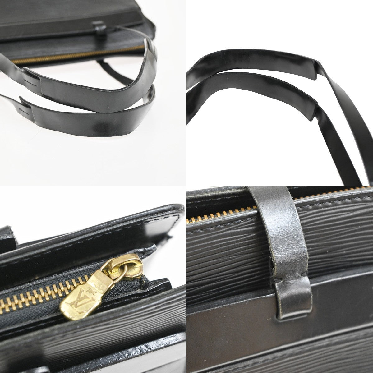 LOUIS VUITTON LV Croisette PM Shoulder Bag Epi Leather Black GHW M52492 62KC684