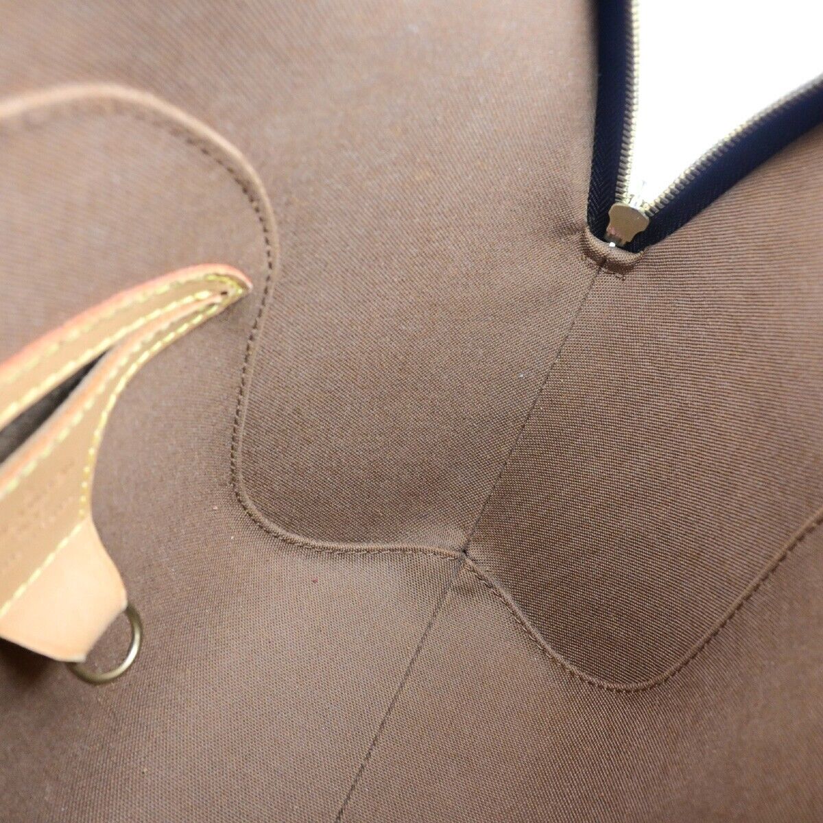 LOUIS VUITTON LV Logo Ellipse PM Hand Bag Monogram Leather Brown M51127 80EC994