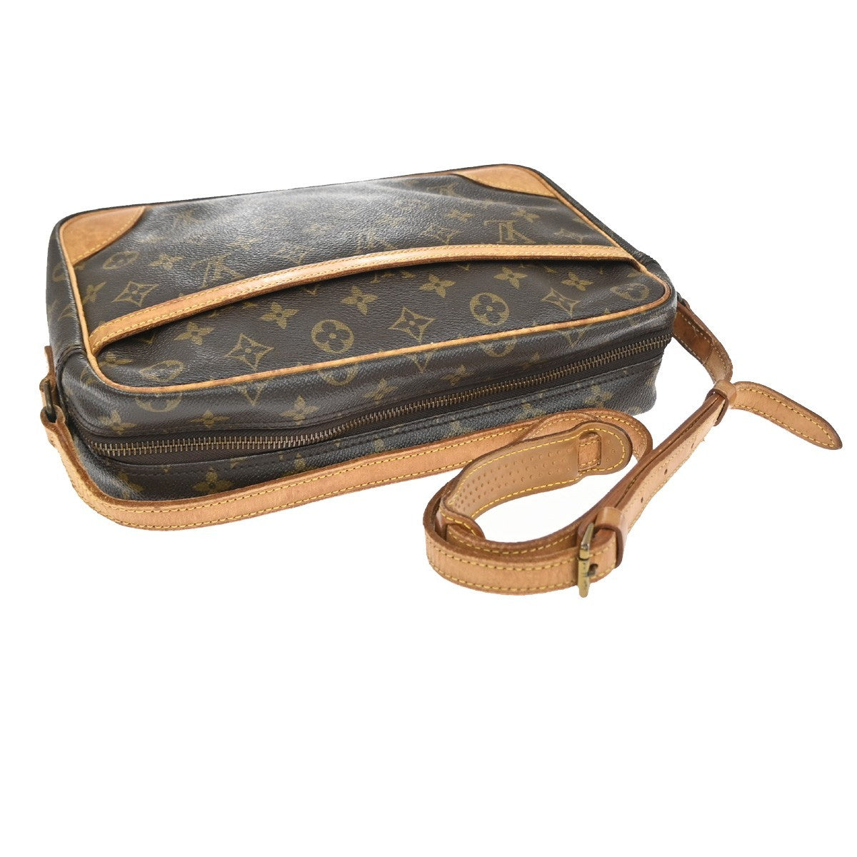 LOUIS VUITTON Trocadero 30 Shoulder Bag Monogram Leather Brown M51272 32YJ211