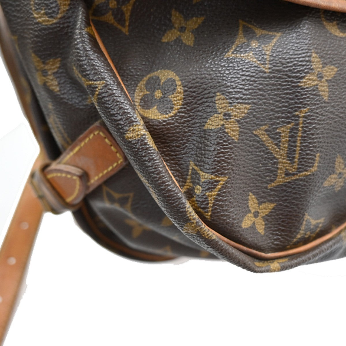 LOUIS VUITTON Saumur 35 Shoulder Bag Monogram Leather BN France M42254 39SA068
