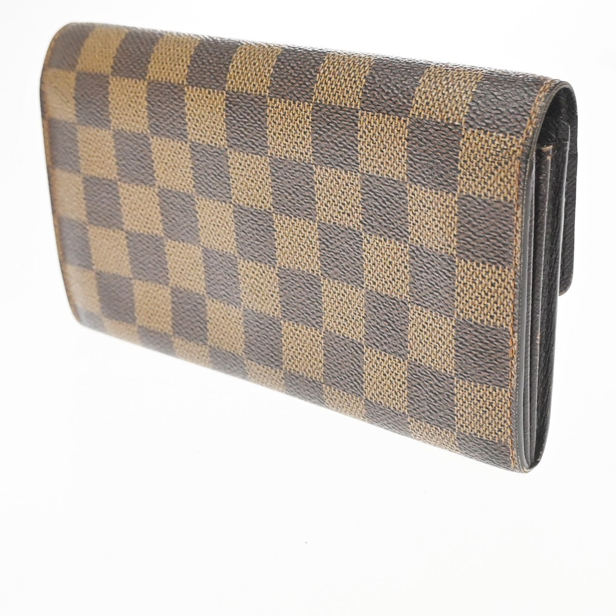 LOUIS VUITTON Porte Monnaie Credit Long Bifold Wallet Damier BN N61725 04KD006