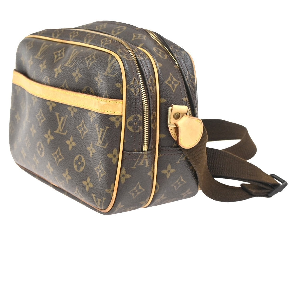 LOUIS VUITTON Reporter Crossbody Shoulder Bag Monogram Leather BN M45254 32KC942