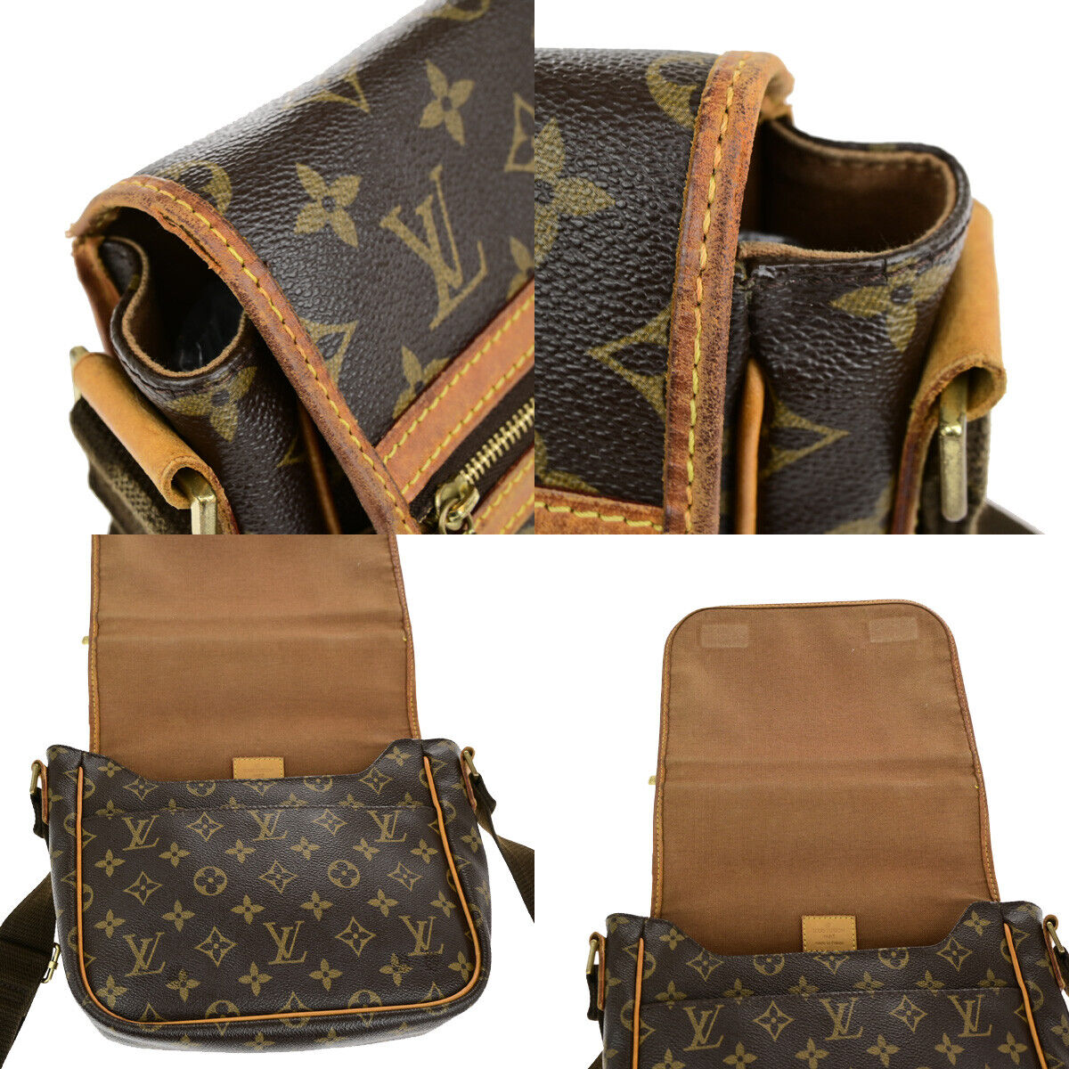 LOUIS VUITTON Messenger Bosphore PM Shoulder Bag Monogram Leather M40106 36YG612