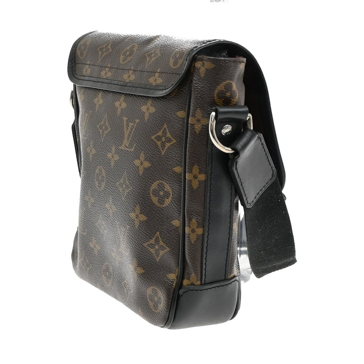 LOUIS VUITTON Bass PM Shoulder Bag Monogram Macassar Leather BN M56717 98EE302