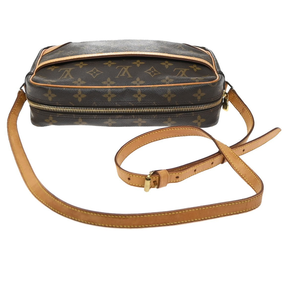 LOUIS VUITTON Trocadero 27 Shoulder Bag Monogram Leather Brown M51274 84SA139