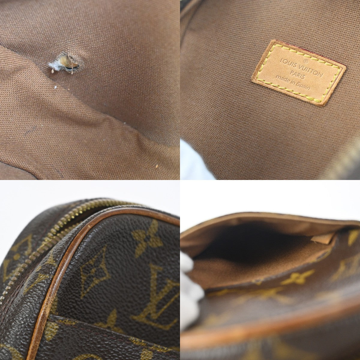 LOUIS VUITTON Pochette Gange Shoulder Bag Monogram Brown Spain M51870 73YH912
