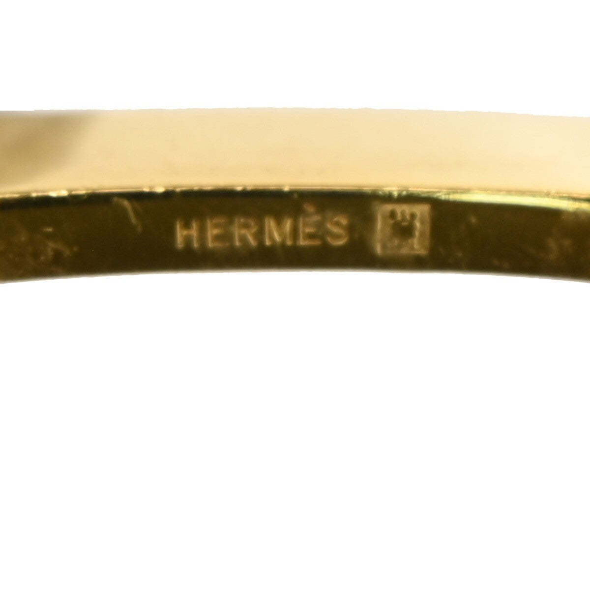HERMES H Logo Constance Reversible Buckle Belt #80 Leather Blue Brown 65YG455