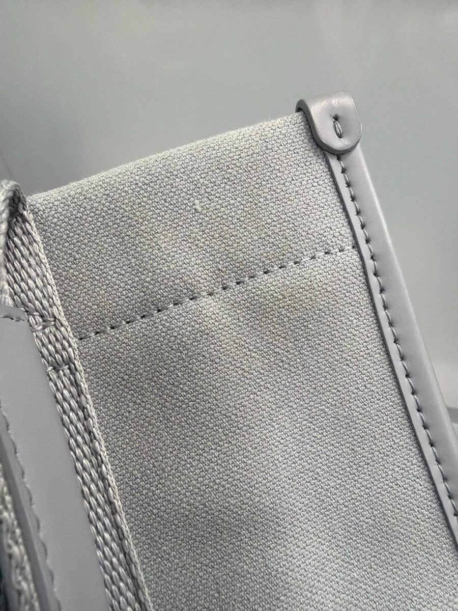 BALENCIAGA Logo Hardware Small 2Way Tote Hand Bag Canvas Leather GY 75YJ137