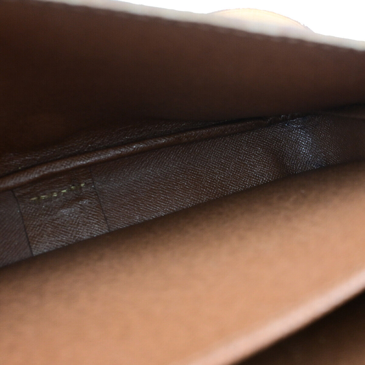 LOUIS VUITTON Cartouchiere GM Shoulder Bag Monogram Leather Brown M51252 89SJ026
