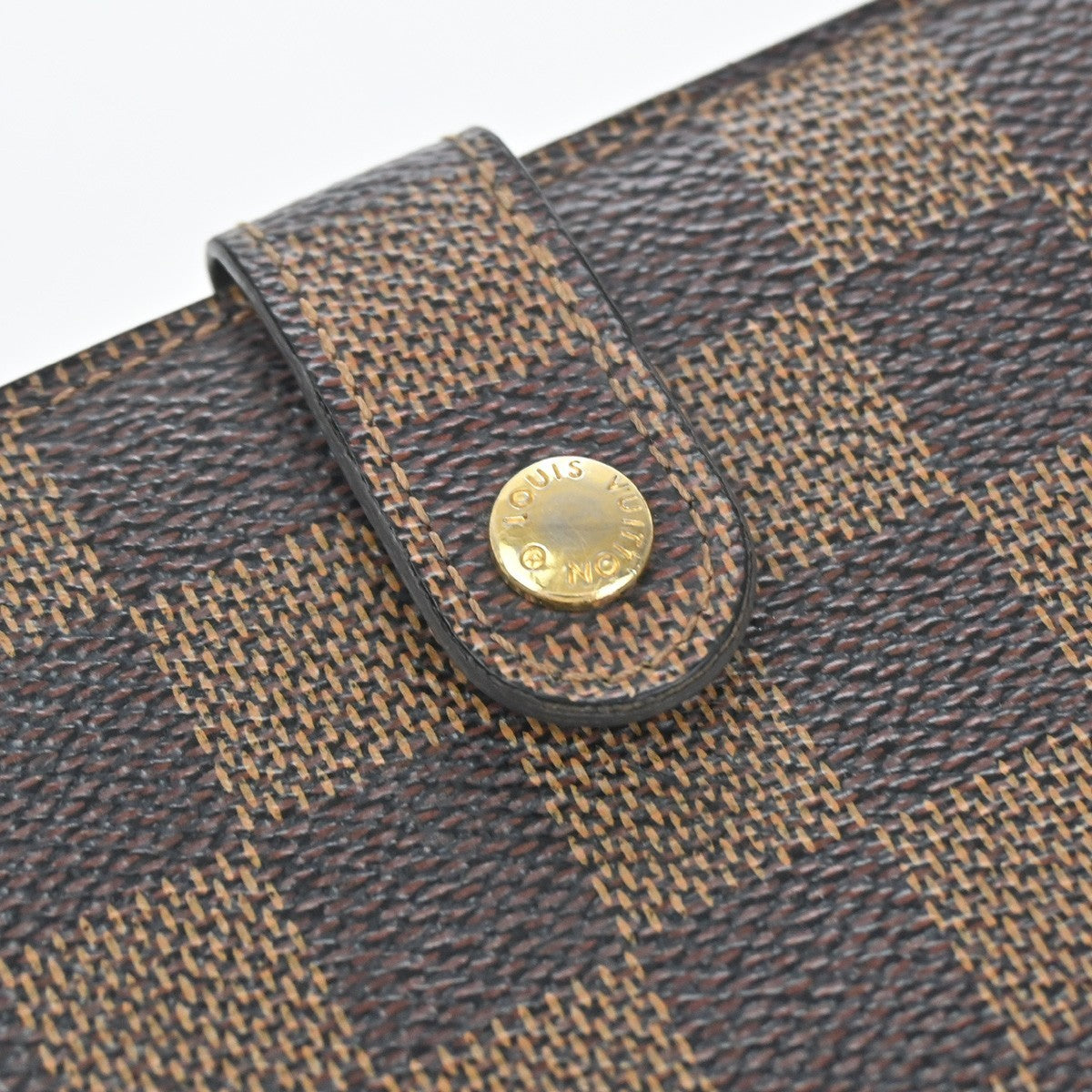 LOUIS VUITTON Portefeuille Viennois Wallet Damier Ebene Leather M61663 65CA990