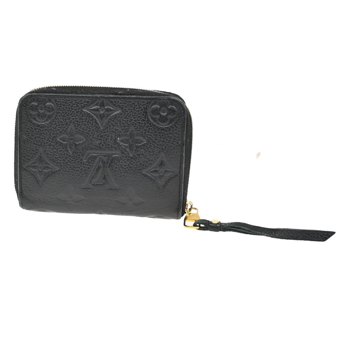 LOUIS VUITTON Zippy Coin Purse Wallet Monogram Empreinte Black M60574 62ZA256